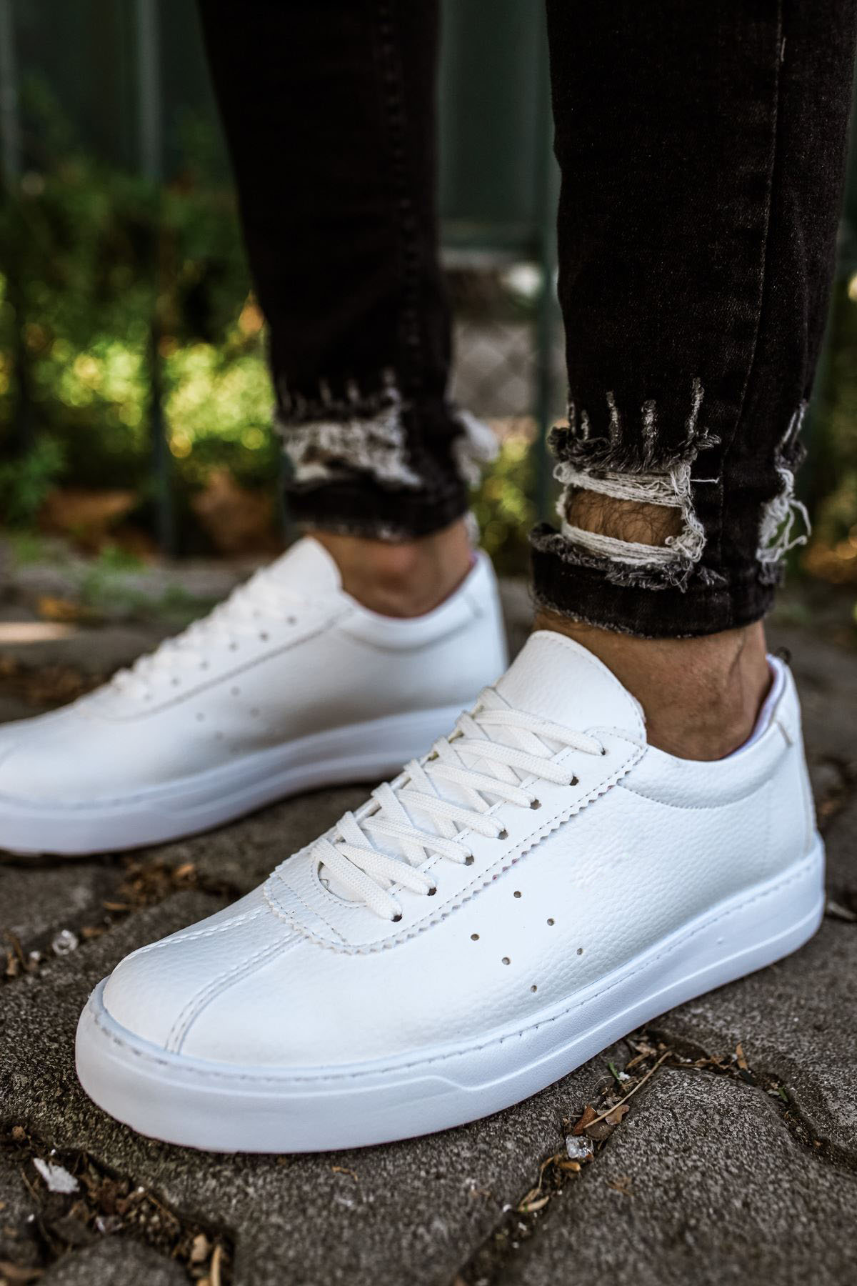 MN063 - Star-X CBT Erkek Ayakkabı BEYAZ