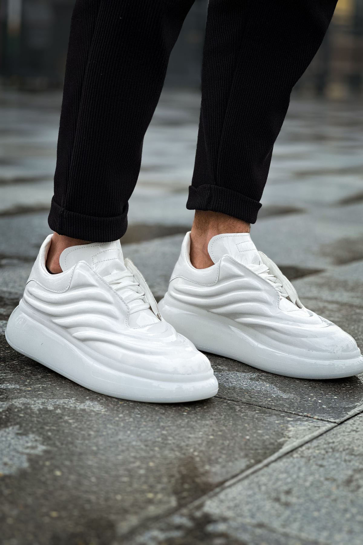 MN295 - RRT Sollıevo Erkek Ayakkabı BEYAZ