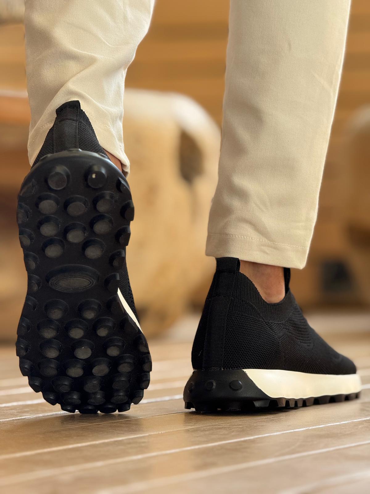 MN2409 - Triko Erkek Ayakkabı SIYAH