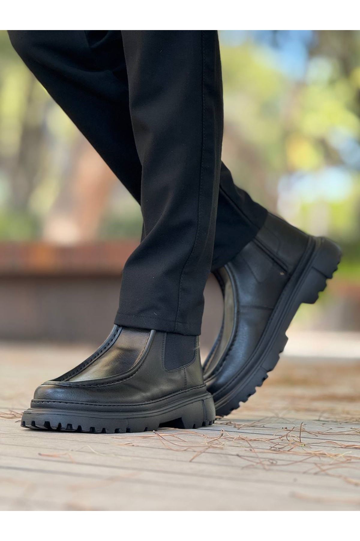 MN2433 - FRT Erkek Bot SIYAH