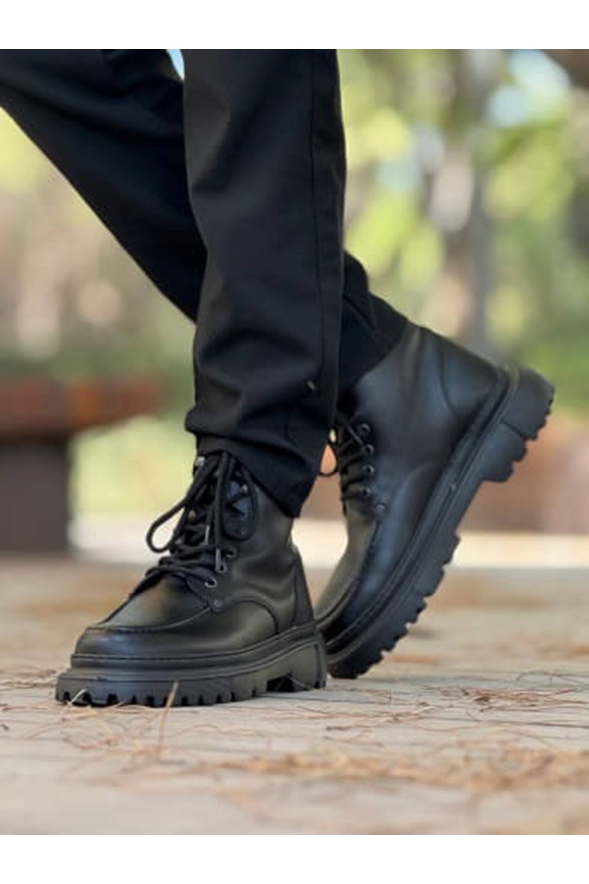 MN2529 - Fantasya ST Erkek Bot SIYAH