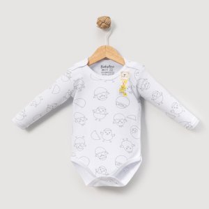 ✨ Kız & Erkek Bebeklere Özel Çıtçıtlı Pamuklu Açık Kahve Civciv Body | Maksimum Rahatlık ve Kolay Giydirme 