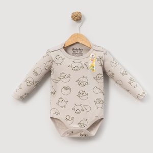 ✨ Kız & Erkek Bebeklere Özel Çıtçıtlı Pamuklu Krem Civciv Body | Maksimum Rahatlık ve Kolay Giydirme