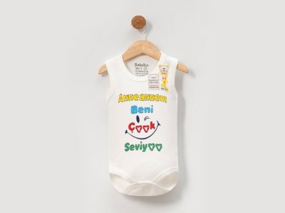 ✨ Çıtçıtlı Halam Beni Çok Seviyor Özel Seri Baskılı Bebek Body | En Sevimli Desenler, Pamuk Body Zıbın