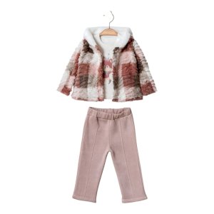 1-3 Yaş Kız Çocuk Takımı | Saf Pamuk Günlük 3'lü Set