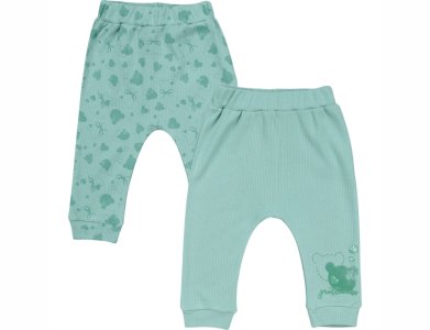 6-18 Ay Kız Bebek Tekaltı | Saf Pamuk Raporlu 2'li Tayt Seti