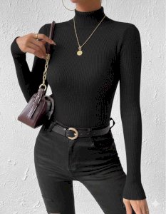 Klasik Yarım Balıkçı Kaşkorse Bluz